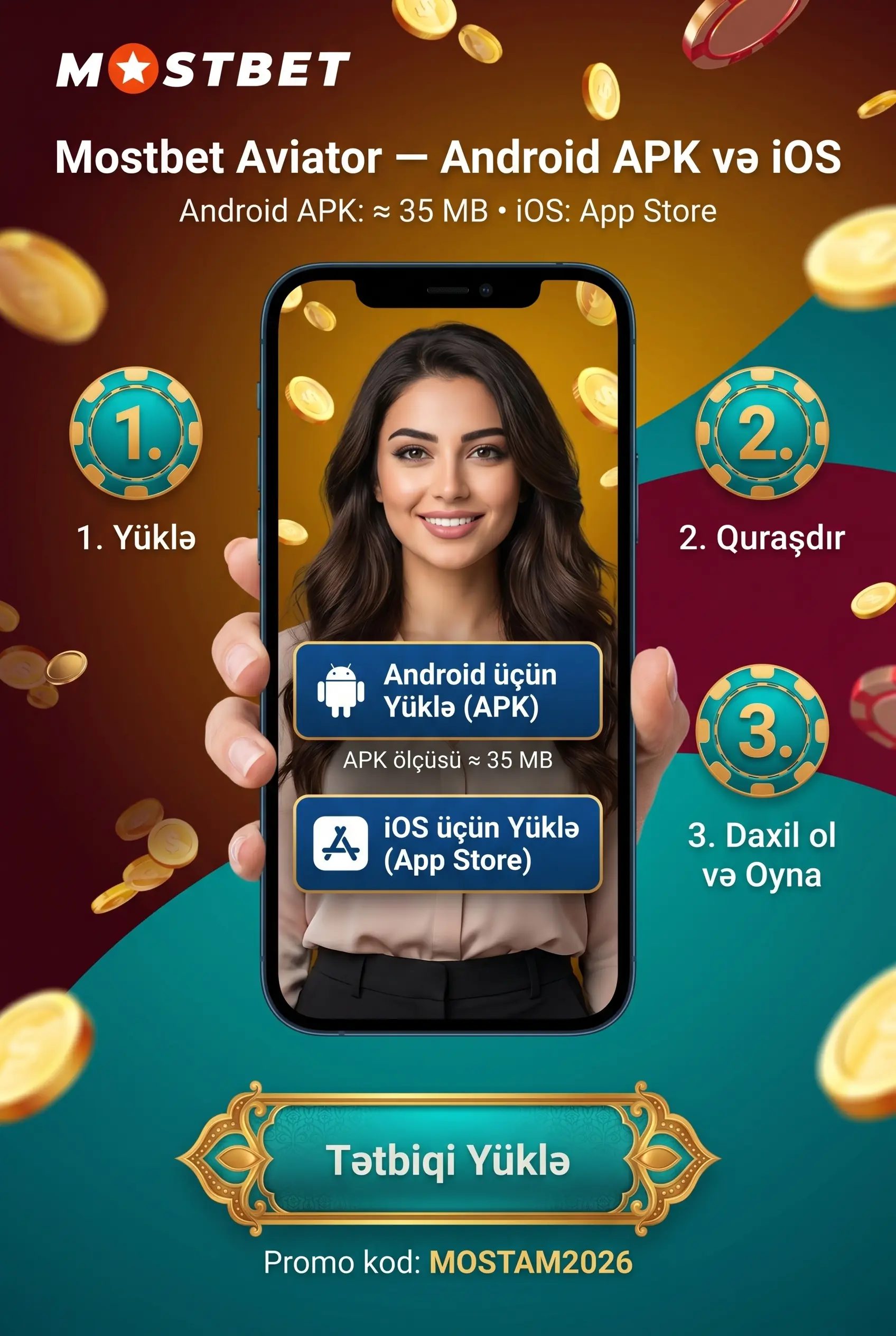 Mostbet Aviator mobil təcrübəsi
