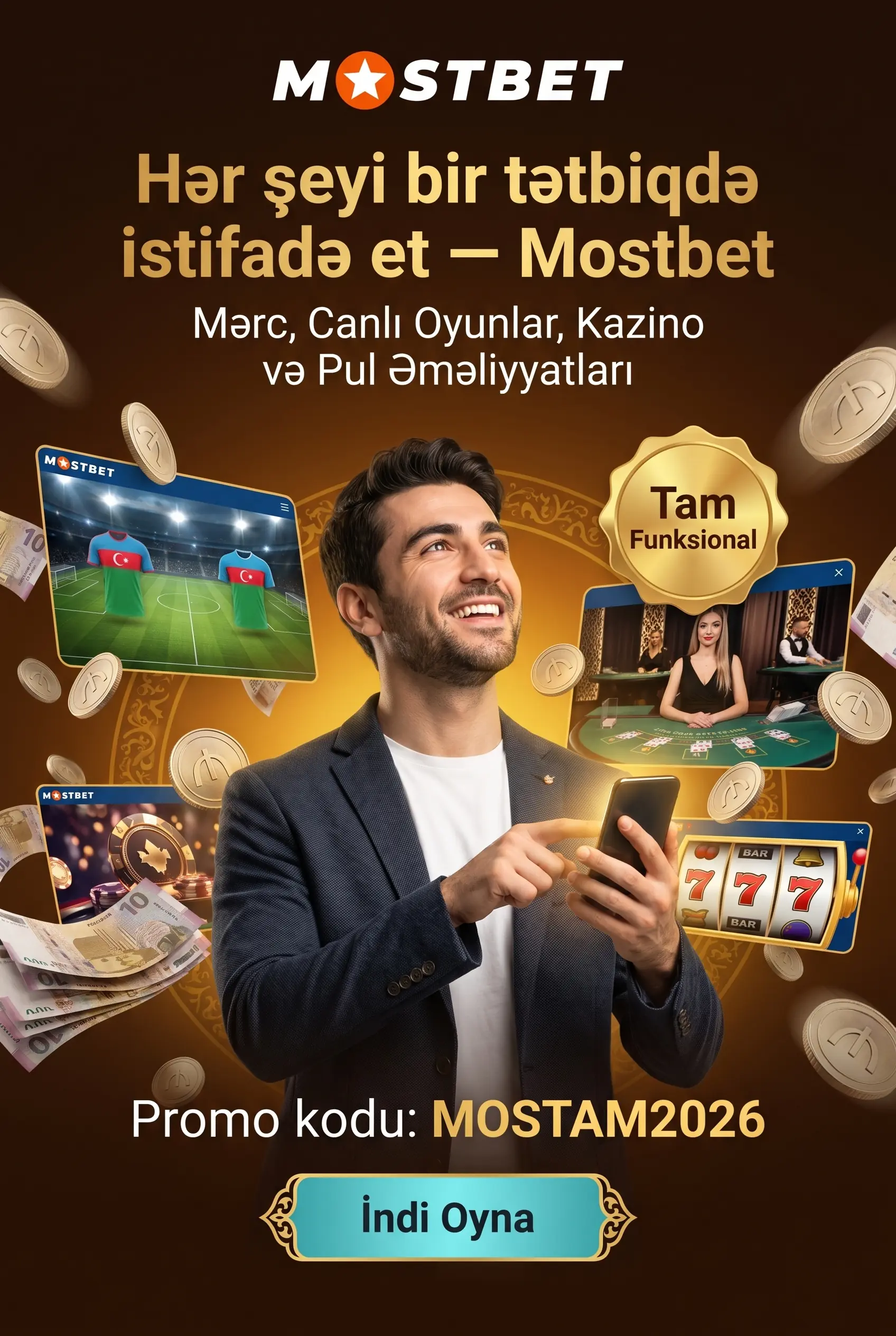 Mostbet tətbiqindən tam istifadə